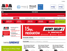 Tablet Screenshot of mdmkomputery.pl